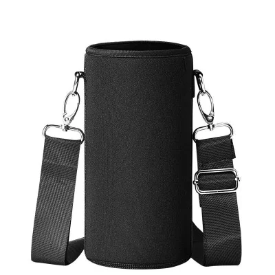 Buzio Water Bottle Holder Carrying Pouch for 1L - Black